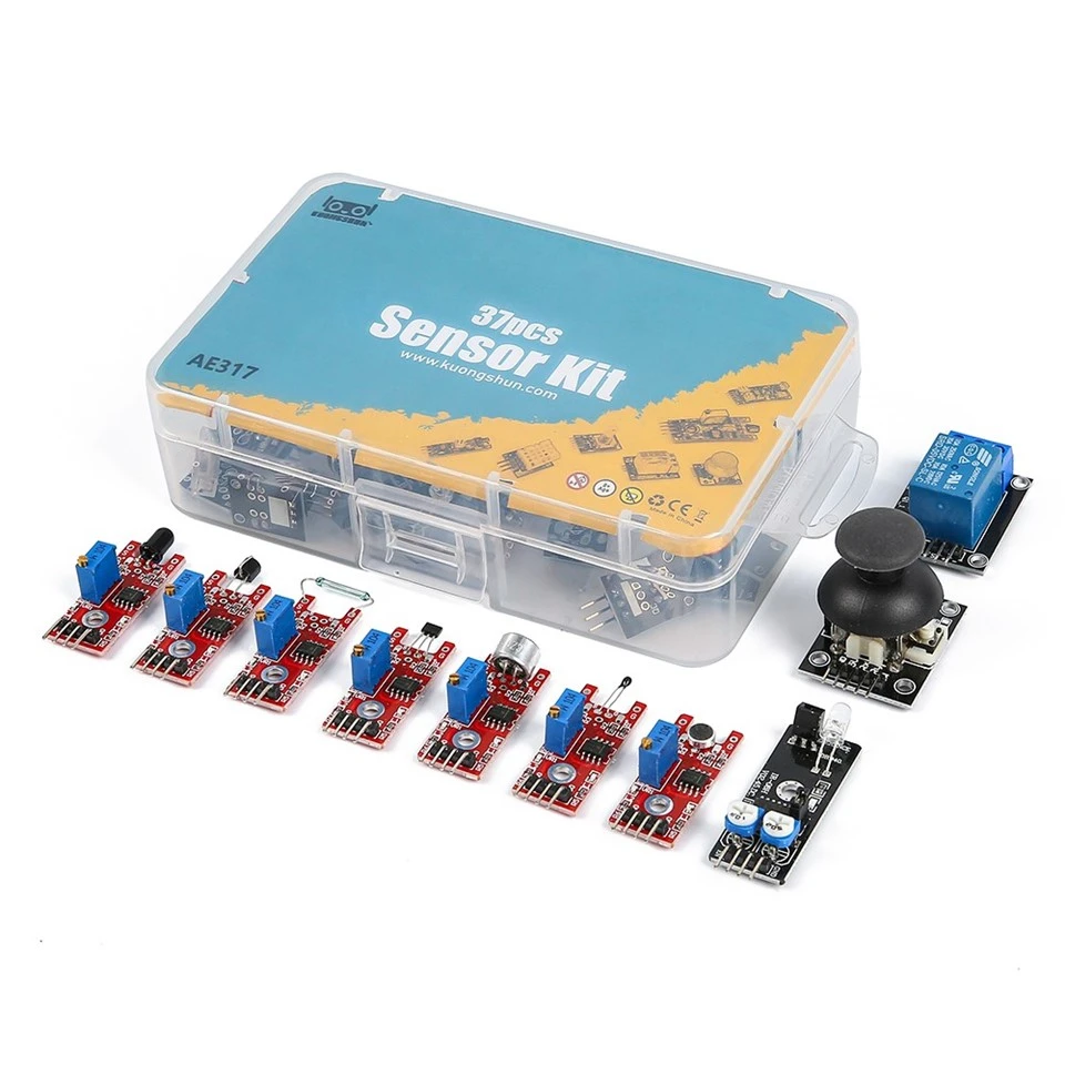 37 Sensor Kit With Tutorial for Arduino UNO MEGA Nano best