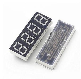 0.56 אינץ 'אדום 4 ספרות 7