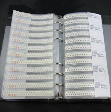 0805 SMD קבל ערכת 700pcs + 0805 SMD ערכת נגדית 3025pcs מעשית ספר לדוגמא