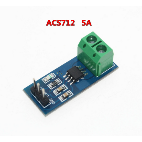 ACS712 5A אולם המטווח הנוכחי חיישן מודול ישר Pin